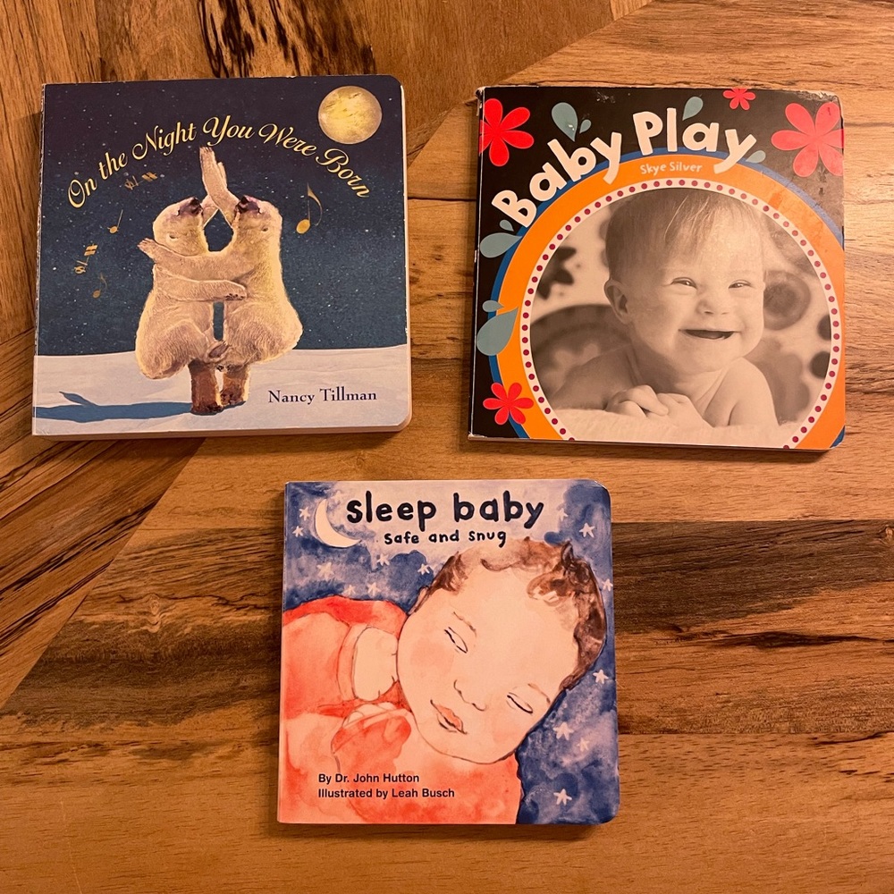 554. Lot of 3 Baby Board Books